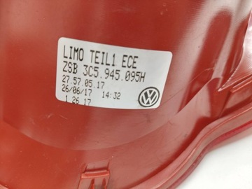 фото thumb №6, Лампа лівий зад vw passat b6 3c5945095h sedan 05-10