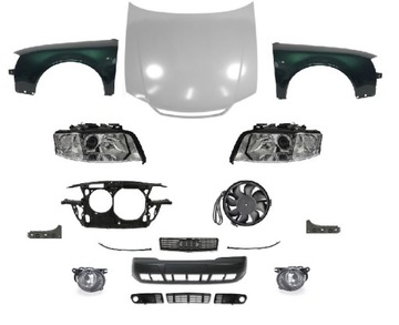 фото thumb №1, Pas audi a6 c5 перед капот крыло бампер лампа pas