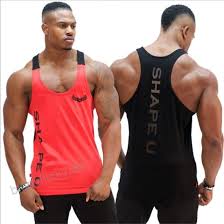 Майка SHAPE U для спортзала L OLIVE