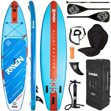 SUP-доска RAVEN GlideMaster 335 см с сиденьем для каяка и держателем GoPro