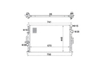 фото thumb №1, Магніт marelli радіаторів двигуна води volvo s60 ii s80 ii v60 i v70