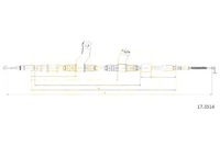 фото thumb №1, Cofle трос гальма ручного chevrolet spark 1.0