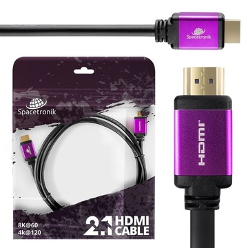 UHS HDMI 2.1 8K SpaceTronik SH-SPR075 7,5M Кабель