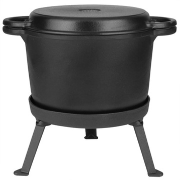 Kociołek myśliwski, na pieczonki 15l żeliwny MK605 Rossner grill