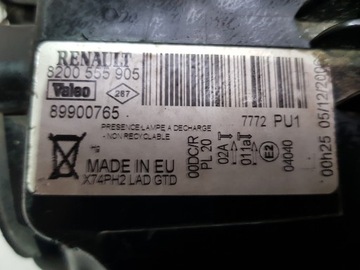 фото thumb №11, Лампа, фара перед левый renault laguna ii