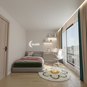 Детский стул Easy White Grey