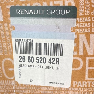 фото thumb №15, Нова оригінальний номер лампа поворотник лівий led drl renault talisman 266052042r
