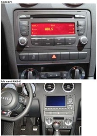 фото thumb №3, Рамка радіо 2 din audi a3 8p 2003-2012 czarna