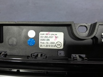 фото thumb №9, Vw passat b8 решётки воздуховод dekor панели 3g0858416f 3g1819701d