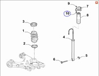 фото thumb №3, Болт подвеска заднего alfa romeo stelvio оригинальный номер
