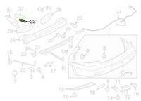 фото thumb №7, Подовжувач кронштейн нижній mitsubishi outlander оригінальний номер mn181418