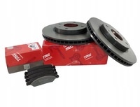 фото thumb №1, Тормозные диски тормозные колодки перед trw df1013 gdb400 renault 19 ii chamade dacia logan