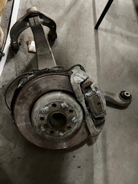 фото thumb №6, Поворотный кулак ступица диск суппорт рычаги перед левый bmw 5 f10 f11 2wd rwd