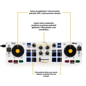 DJ-консоль Hercules для телефона iOS Android микшер