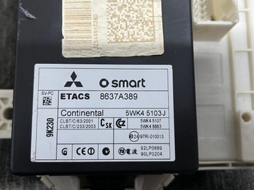 фото thumb №11, Mitsubishi colt vi vii рестайлинг z30 1.1 b 10r коробка предохранителей оригинал