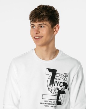 Тонкая толстовка мужская хлопковая футболка с длинным рукавом 3127-1 XXL
