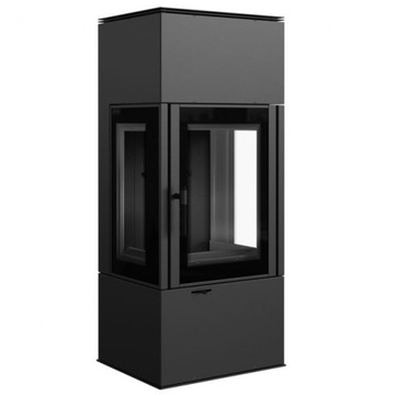 Piec Wolnostojący Thor View 8 kW Czarny Zestaw