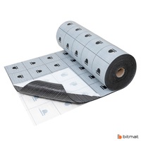 фото thumb №15, Пена резиновый 6mm 10x100cm акустическая термоизоляционная шумоизоляция с klejem