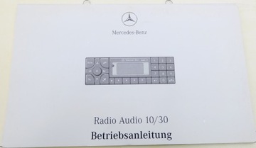фото thumb №1, Інструкція радіо аудіо 10/30 mercedes w140 w210 w208