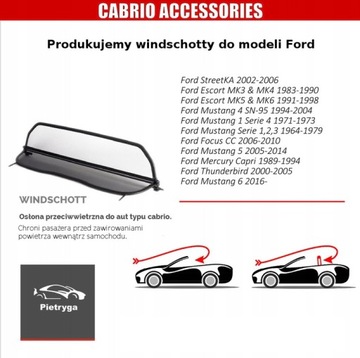 фото thumb №9, Windschott ветрозащитный экран ford mustang serie5 2005-2014