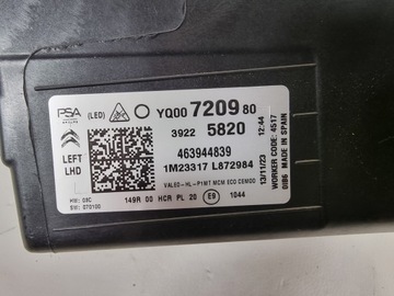 фото thumb №11, Citroen c3 aircross рестайлинг лампа полный led vision левая перед передняя 39225820