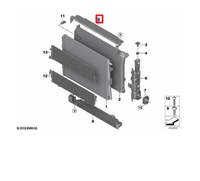 фото thumb №8, Bmw 4 gran coupe g26 радиатор upper support держатель 17118666836