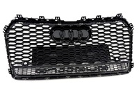 фото thumb №13, Решётка радиатора решётка радиатора audi a7 4g8 lift 14-17 образец rs7 plaster соты чёрный блеск