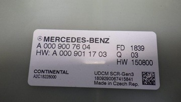 ВСТАВОЧНЫЙ МОДУЛЬ АНТЕННА КОНТРОЛЛЕРА ВЫХЛОПНЫХ ГАЗОВ MERCEDES W177 A1679050901