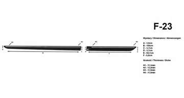 фото thumb №16, Планки бічні двері захисні накладки кузов do honda accord 2008-2011 sedan