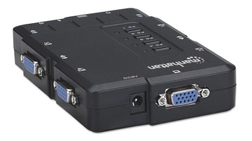 KVM-переключатель VGA/USB 4x1 С АУДИОКОМПАКТОМ