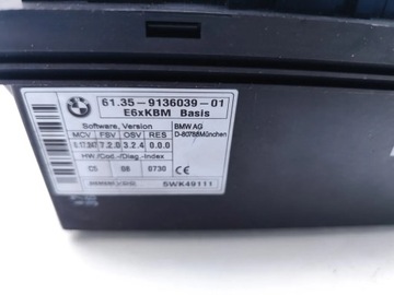 фото thumb №7, Bmw 5 серія блок керування / модуль комфорту 530d дизель 170kw 231 hp 9136039