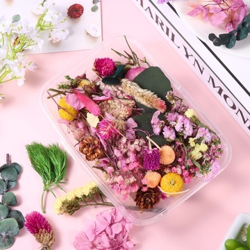 BUKIETY ŚLUBNE MIESZANE KWIAT NATURALNY SUSZONY