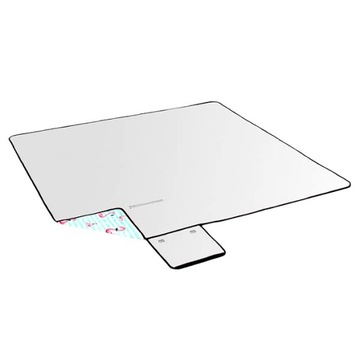 Коврик для пикника для сада и пляжа 200x200 с мотивом фламинго