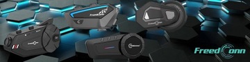 FREEDCONN FX SILVER МОТОЦИКЛ ИНТЕРКОМ КОНФЕРЕНЦИЯ ПОЛЬСКИЙ ЛИДЕР FM-РАДИО
