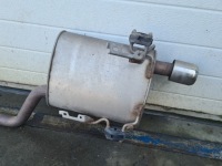 Mini cooper r56 1.6d труба вихлопна гасник 2754643 Оригінал, фото thumb