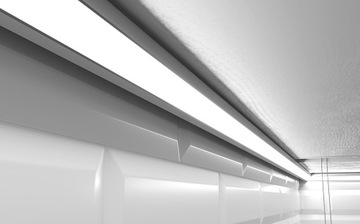 PROFIL DO TAŚM LED NAROŻNY KĄTOWY 45° C CZARNY 1M