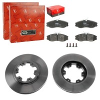 фото thumb №1, Trw тормозные диски+ тормозные колодки перед nissan terrano ii 1996-07