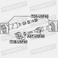 фото thumb №15, Подшипник вала приводного febest tcb-usf40