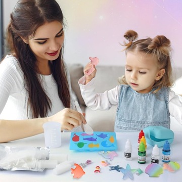 BARDZO DUŻY ZESTAW DO ROBIENIA MYDEŁ I KUL DO KĄPIELI MUSUJĄCYCH NA PREZENT
