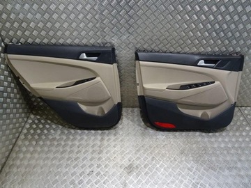 фото thumb №6, Hyundai tucson iii сидіння диван шкіра обшивки тунель комплект ідеальний