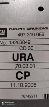 фото thumb №4, 13263049 opel раскодированный радио радиопроигрыватель cd