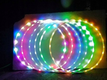 Светящийся светильник-хула-хуп LED20 диаметром 80 см.