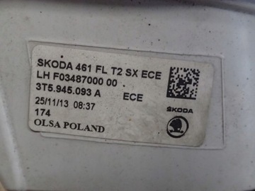 фото thumb №8, Skoda superb ii рестайлінг лампа зад ліва w кришка багажника sedan 3t5945093a
