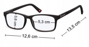 OKULARY KOREKCYJNE PLUSY CZYTANIA I KOMPUTERA +3.5