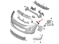 фото thumb №5, Ползун бампера перед правые citroen c4 aircross 1607727480