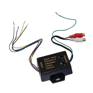 Автомобильный аудиотрансформатор с разъемом 2RCA, высокий выход фильтра