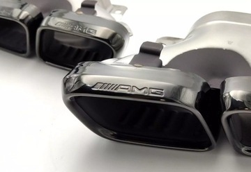 фото thumb №7, Наконечники глушник mercedes e-klasa w213 s213 e63 amg ніч paket оригінал