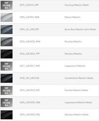 фото thumb №8, Заглушка розпилювача range rover vogue 18- кольори