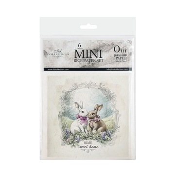 Zestaw papierów ryżowych - ITD - RSM160 zajączki wielkanocne