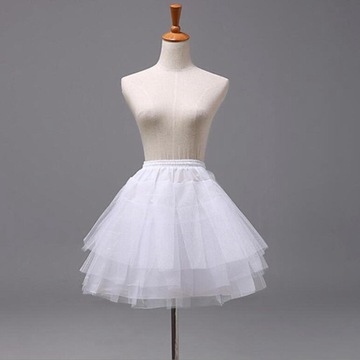 Подъюбник без обруча к свадебному платью Elastic Flower Girls белый